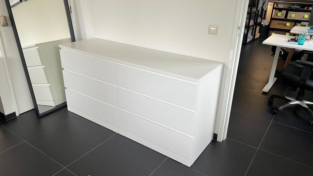 IKEA MALM 6 LADES, Huis en Inrichting, Ophalen, 50 tot 100 cm, 3 of 4 laden, Minder dan 100 cm