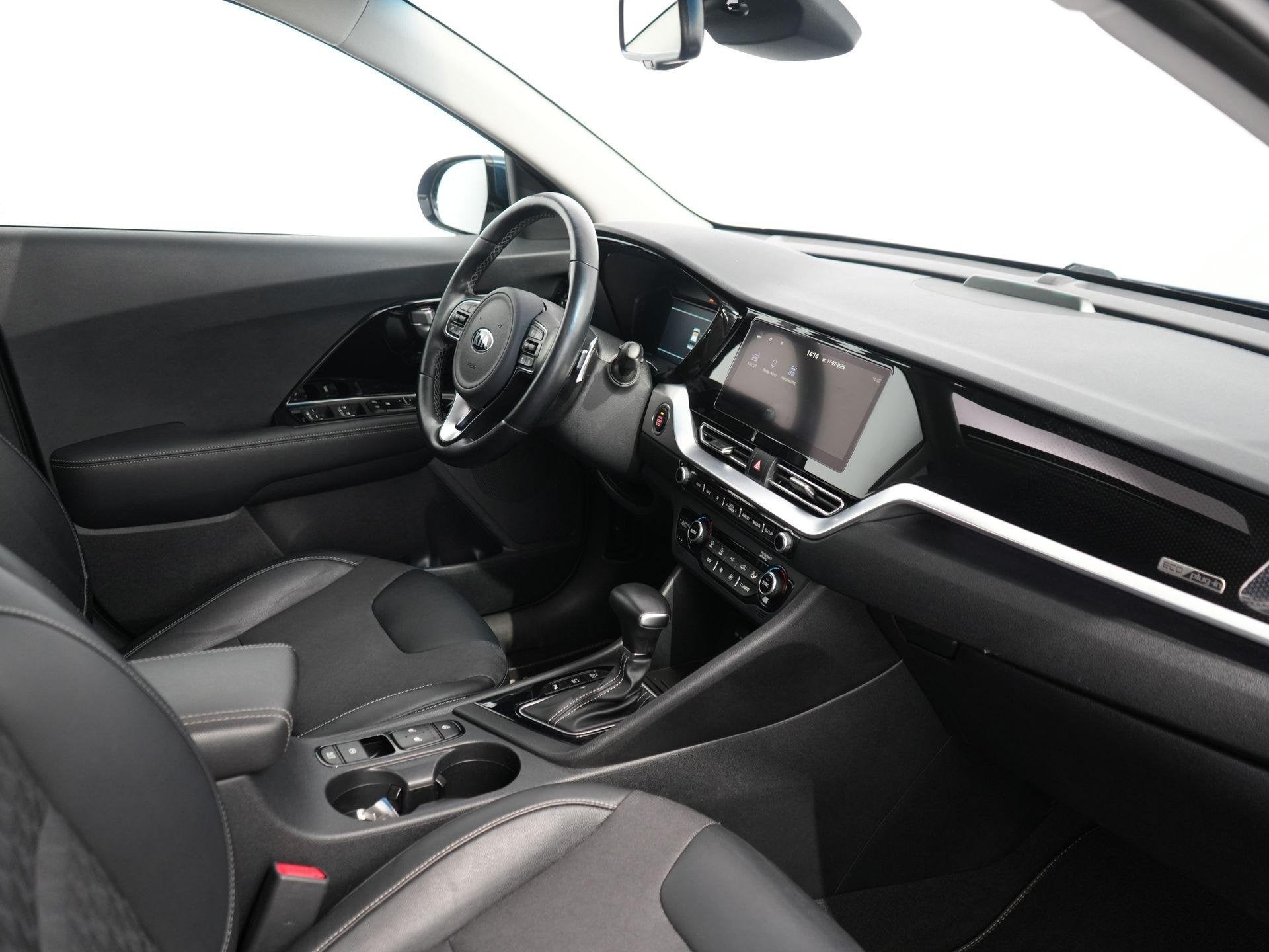 Kia Niro 1.6 GDi PHEV DynamicPlusLine | Pano | Afneembare tr, Gebruikt, Blauw, Leder en Stof, Plug-in hybride