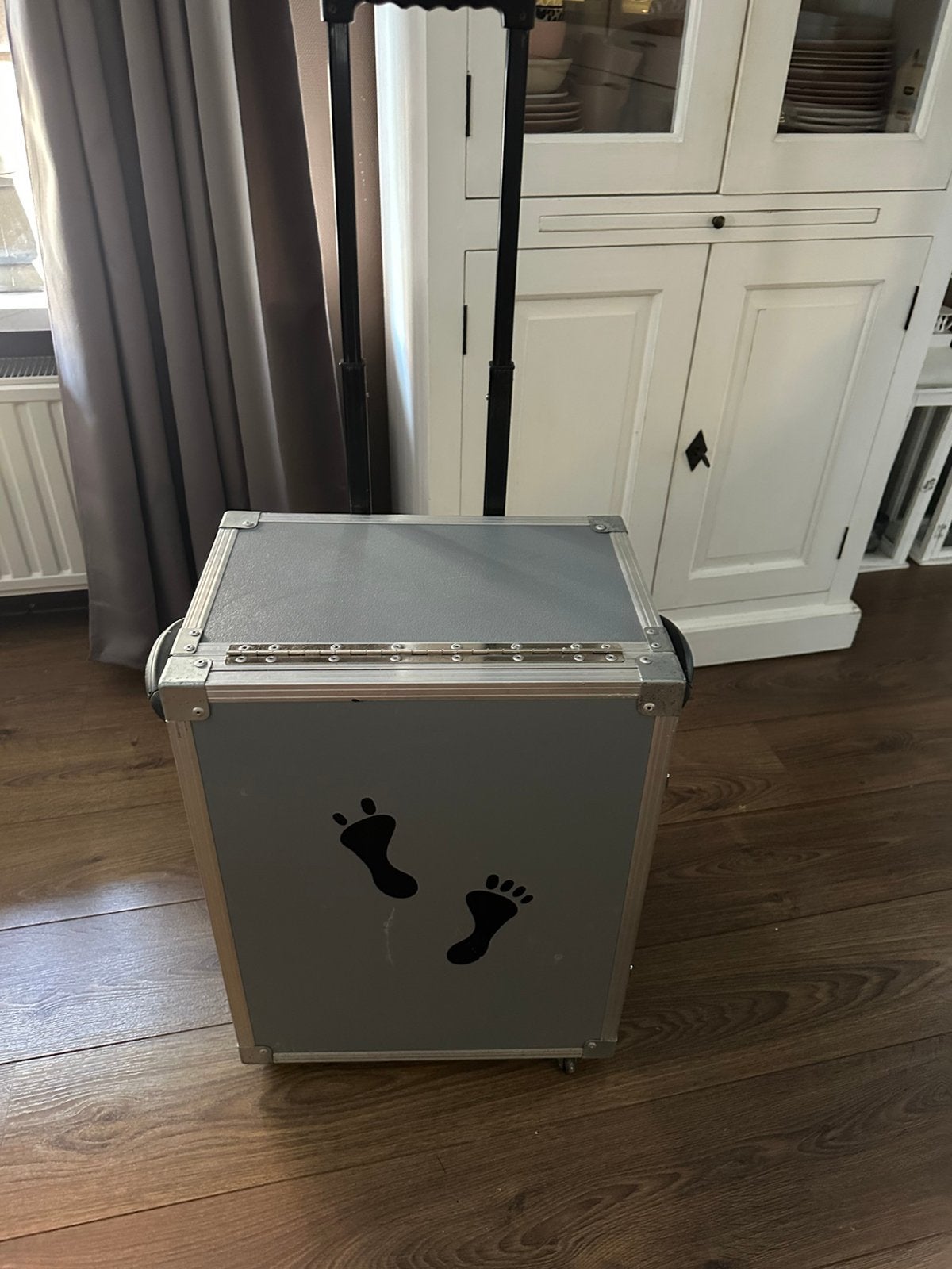 Pedicurekoffer op wielen met uitschuifbare trekstang, Voetverzorging