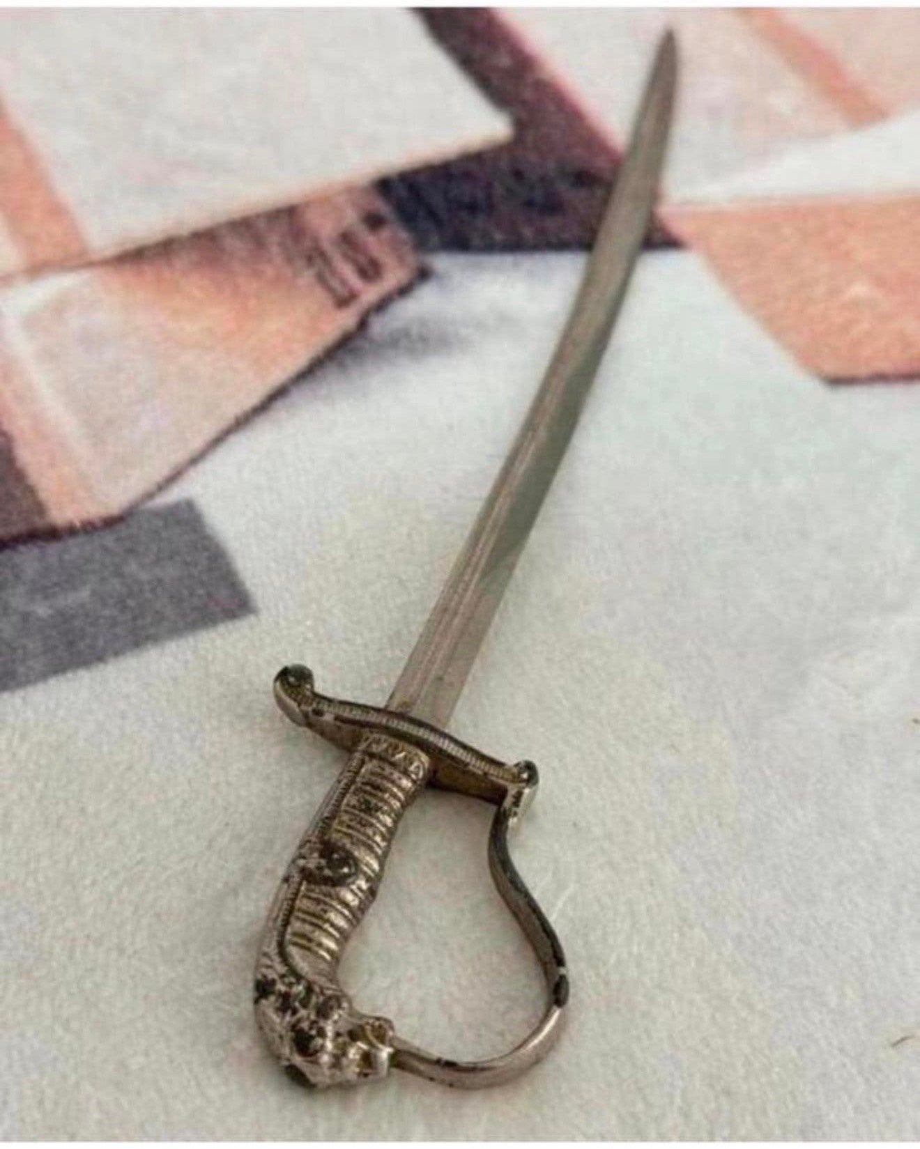 Zeldzame vintage Zwaard briefopener Heidelberg duitsland, Ophalen of Verzenden