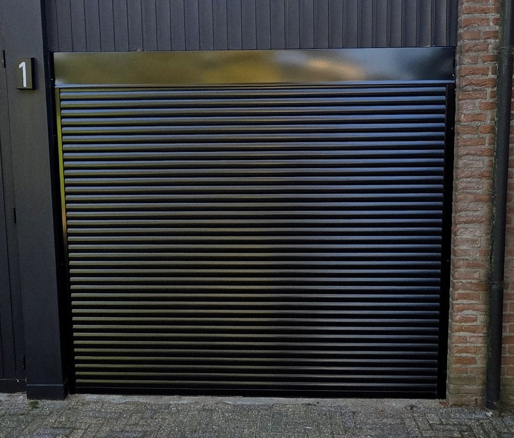 Garage elektrische roldeur 239 breed 213 hoog, Ophalen, Gebruikt, 120 cm of meer, Garagedeur