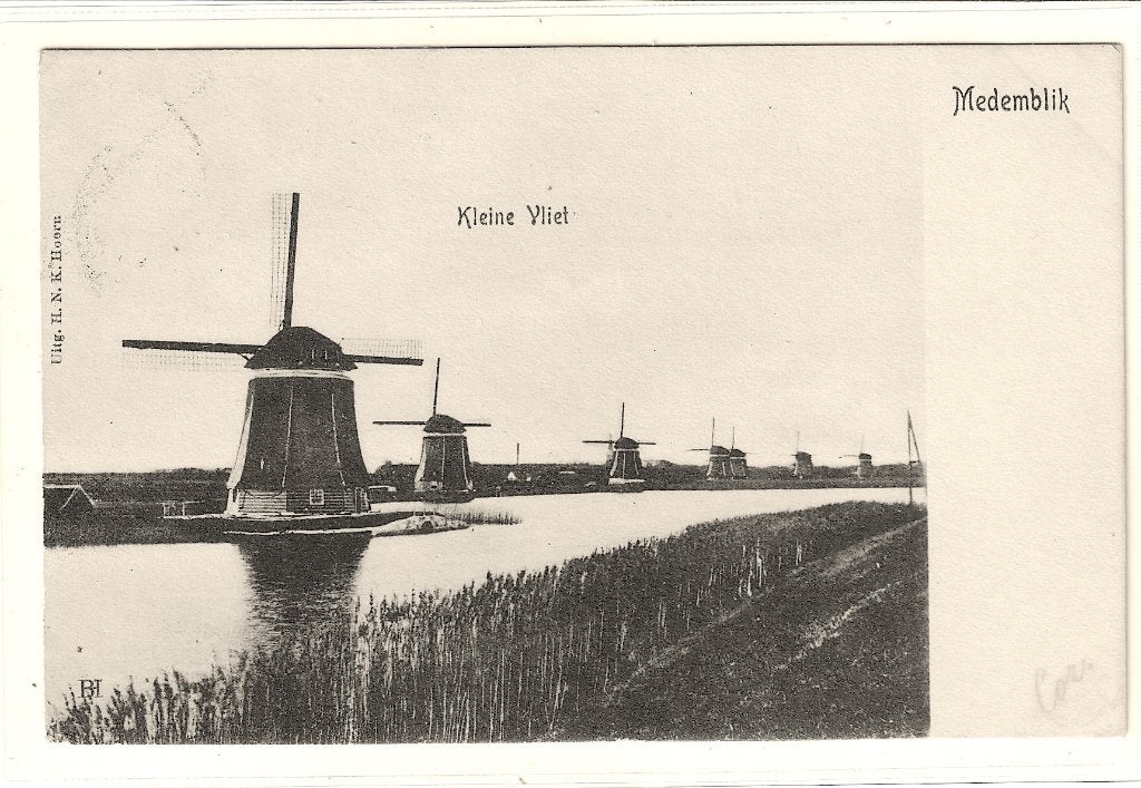 MOLENS   MEDEMBLIK, Verzenden, Voor 1920, Gelopen, Noord-Holland