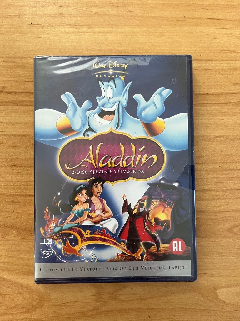 Aladdin, Tekenfilm, Nederlands, Portugees, Nieuw in verpakking