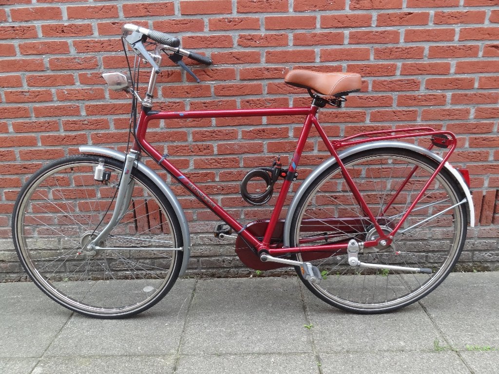 Te koop nette Romein Herenfiets Fram:55.Inch:28,V3, Gebruikt, Versnellingen, 57 tot 61 cm, Ophalen