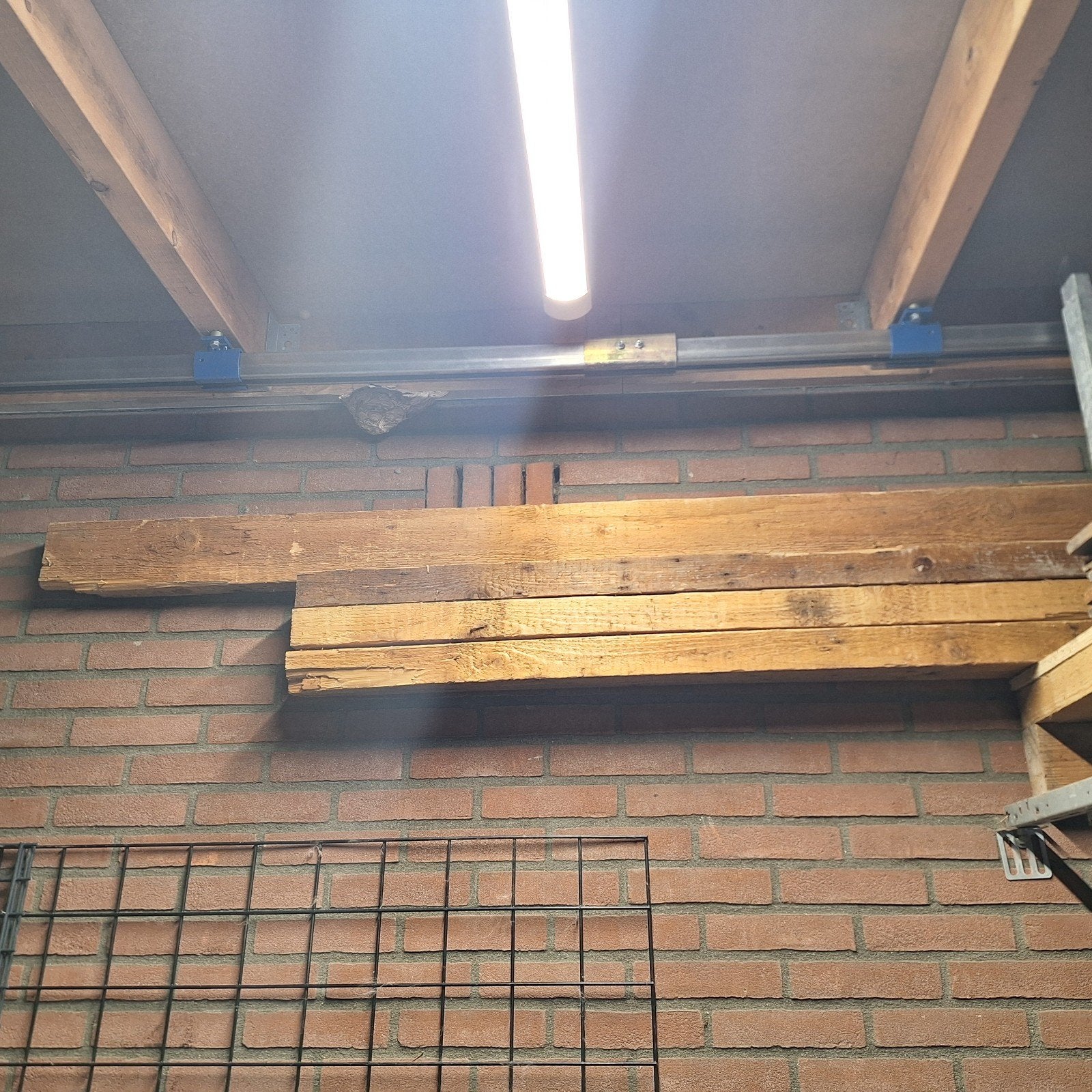 te koop 12x6cm houten balken, Doe-het-zelf en Verbouw, Hout en Planken, Ophalen, Balk, Vuren, 50 mm of meer