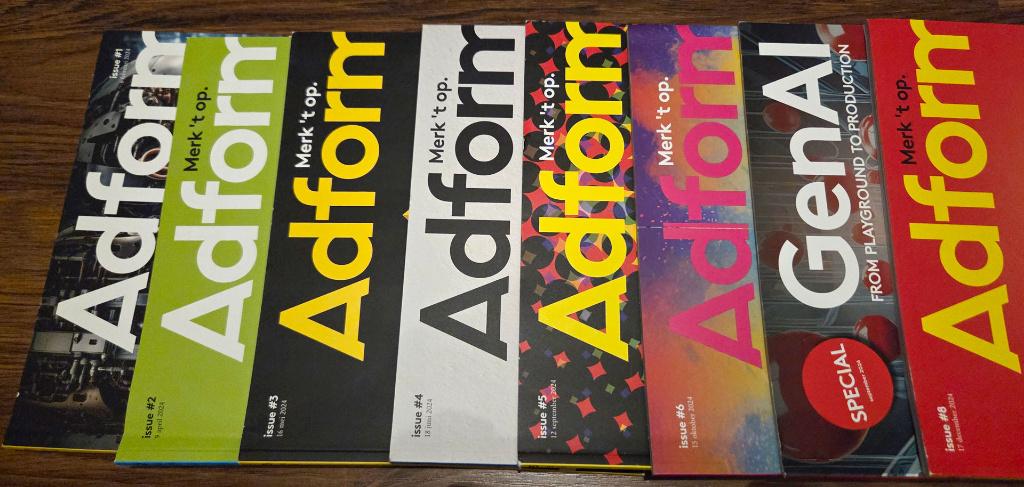 Adformatie magazines 2024, Ophalen of Verzenden, Zo goed als nieuw, Overige typen