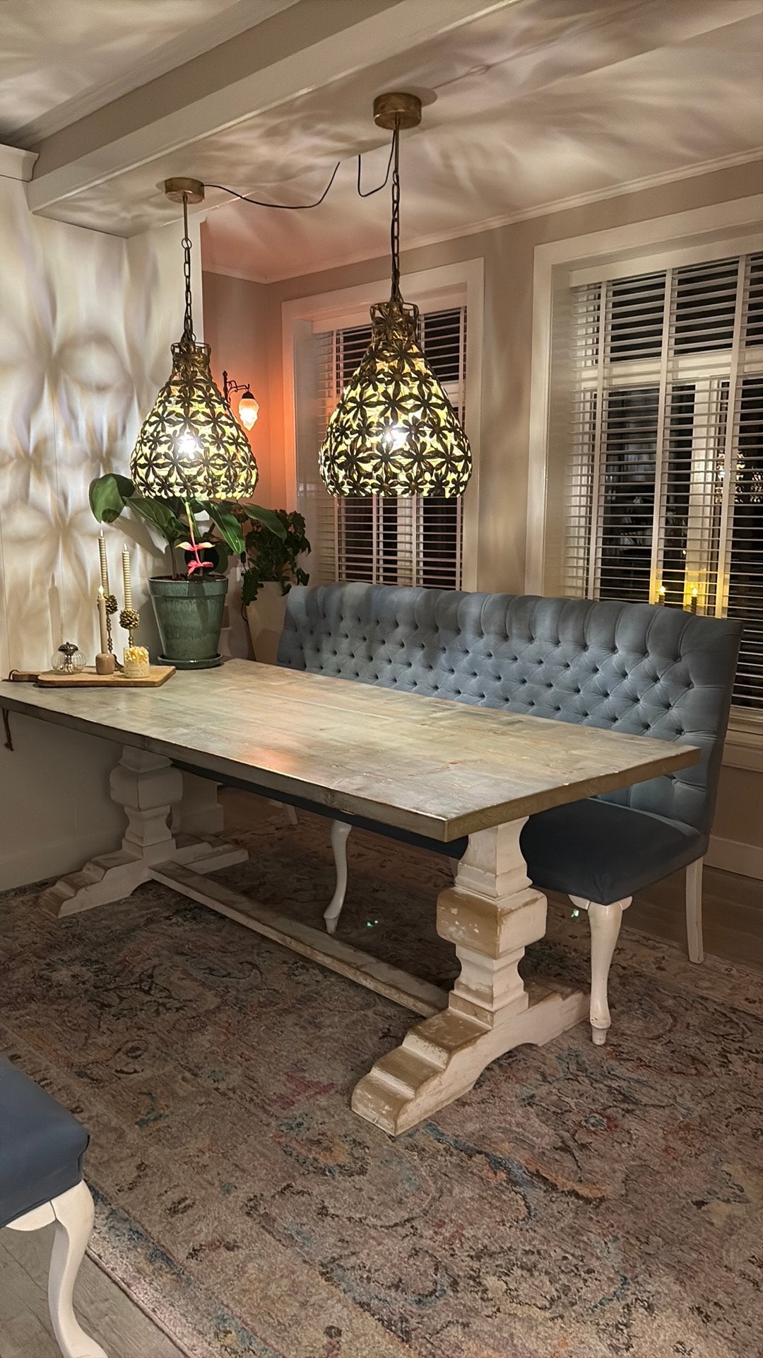 Kloostertafel  MOET WEG!!!, Huis en Inrichting, Ophalen, Gebruikt, 200 cm of meer, 50 tot 100 cm