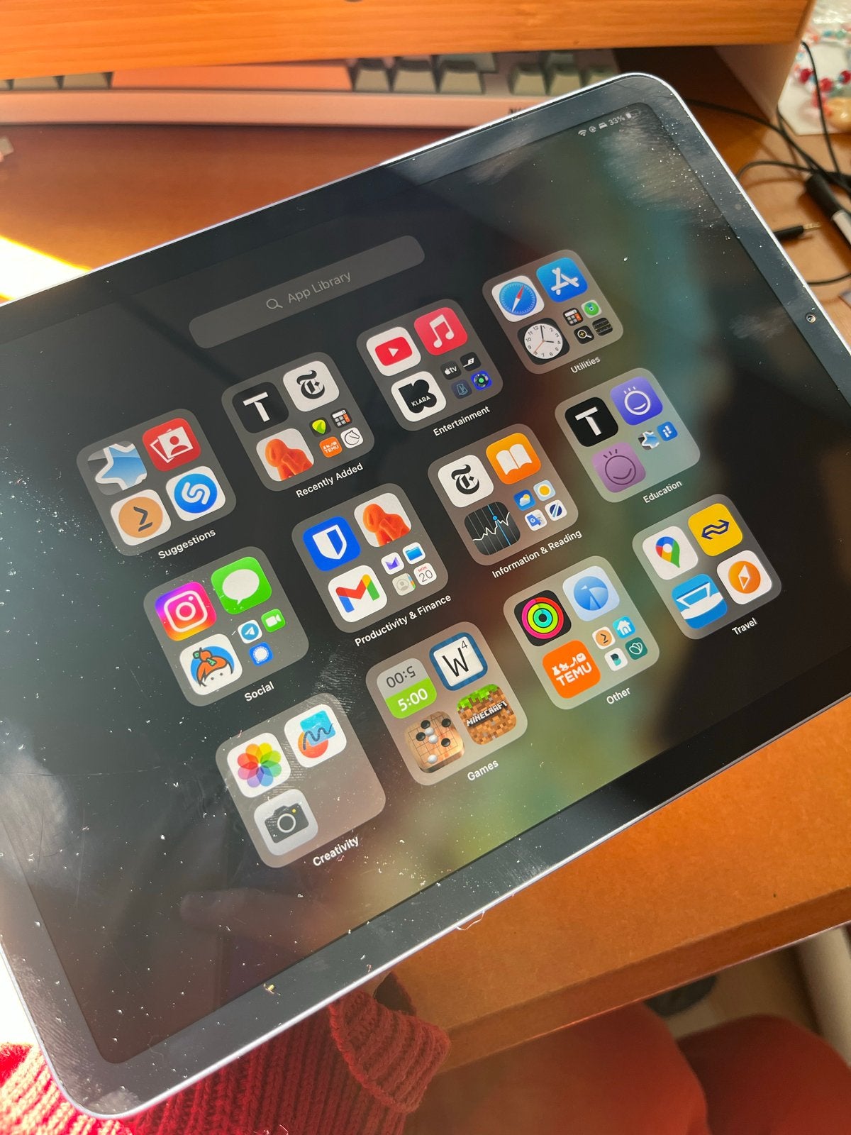 iPad Air 5e generatie, 64GB, Wi-Fi, zo goed als nieuw, Computers en Software, Apple iPads, 10 inch, Blauw, Apple iPad Air, Ophalen of Verzenden