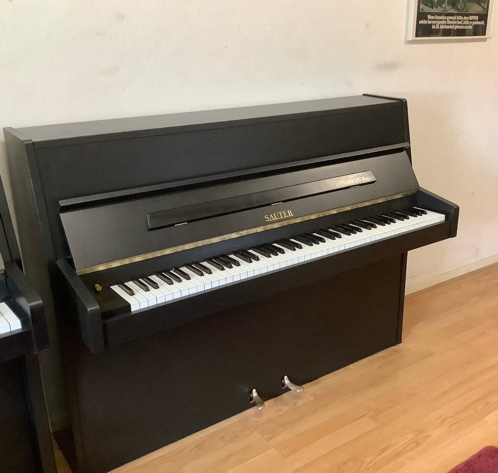 Zwarte Sauter piano, Ophalen, Gebruikt, Zwart, Piano