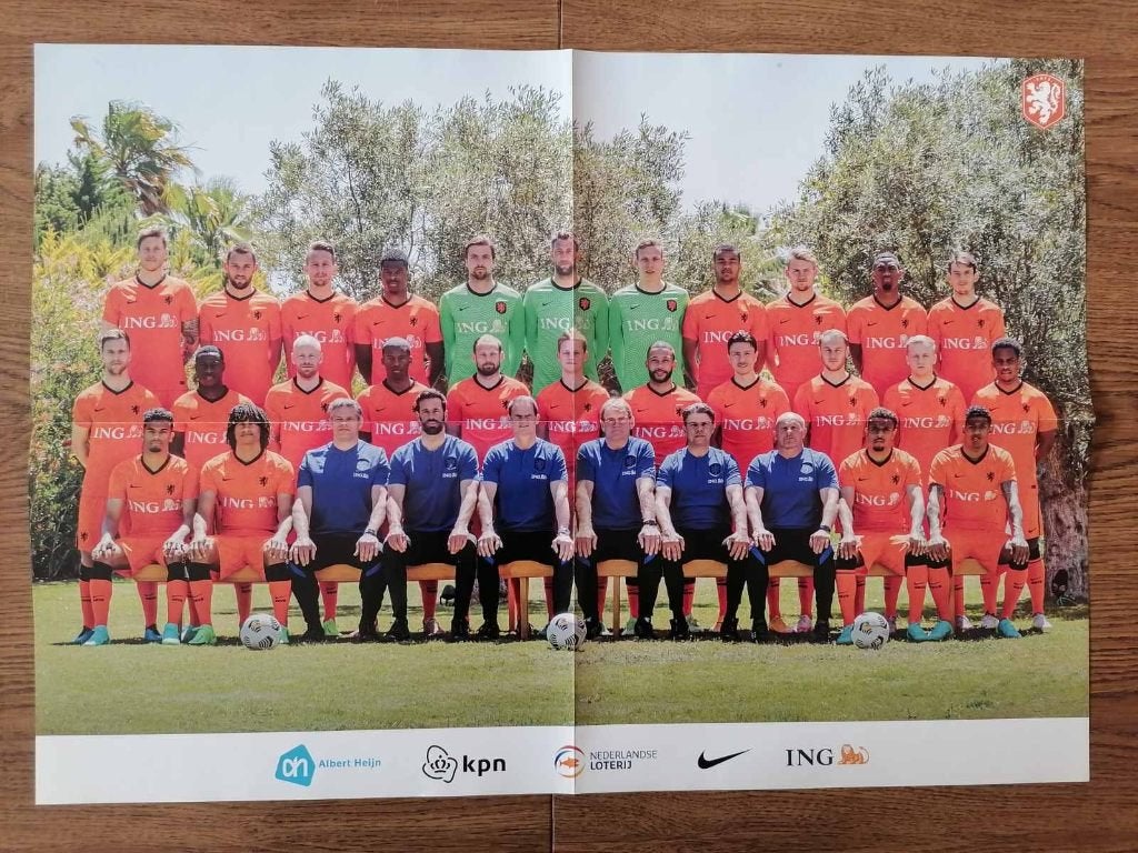 Poster Oranje selectie EURO 2020, Verzenden, Nieuw, Overige binnenlandse clubs, Poster, Plaatje of Sticker