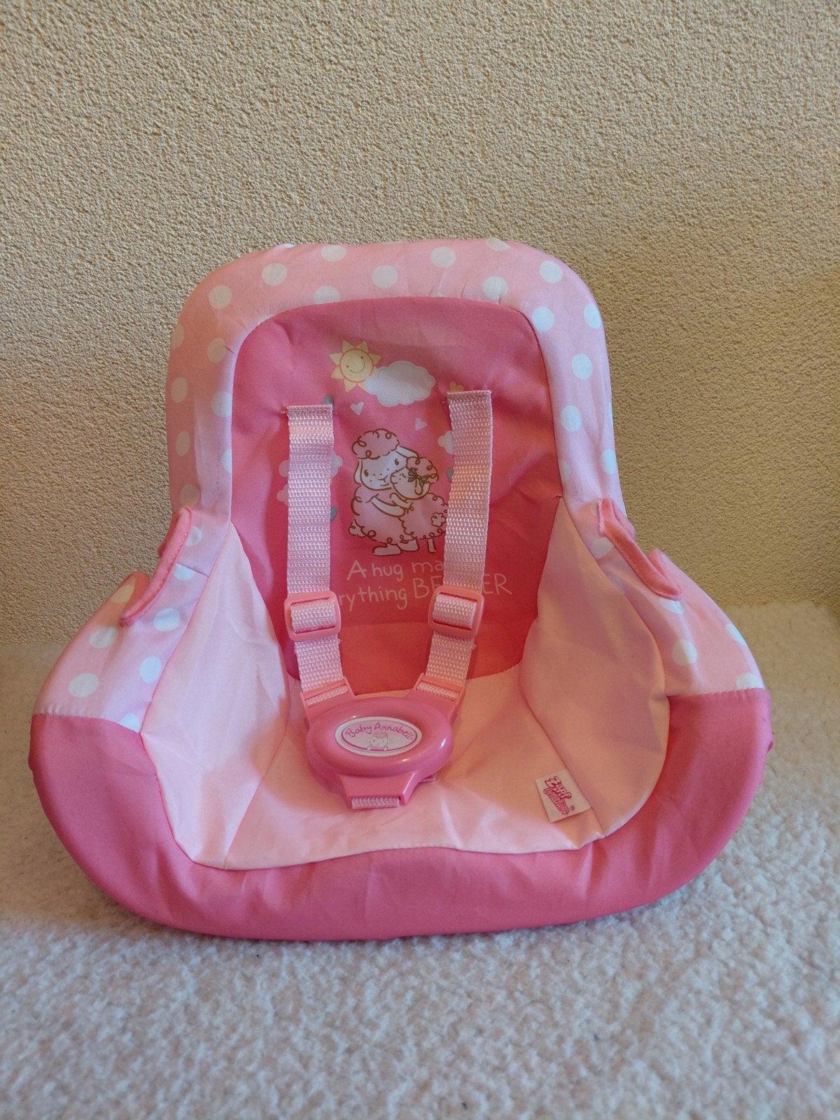 Mooie Baby Annabell Poppen Autostoeltje van Zapf Creation., Ophalen of Verzenden, Zo goed als nieuw, Babypop