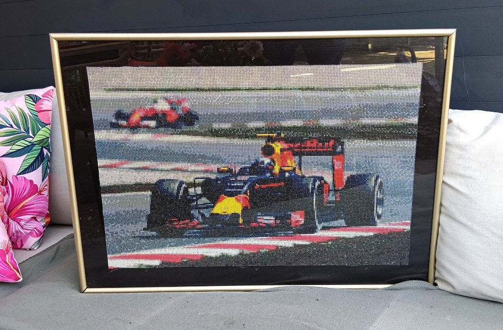 Diamond Painting Formule 1 Red Bull Racing, Verzamelen, Ophalen, Zo goed als nieuw, Formule 1