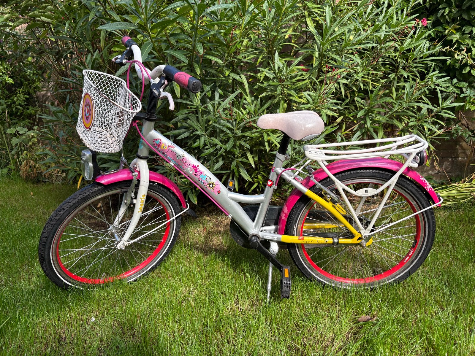 Loekie Prinses Kinderfiets 20 inch, Ophalen, Gebruikt, Velgrem, 20 inch of meer