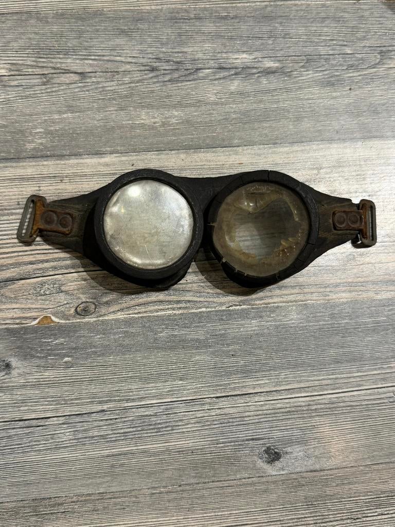 Duitse Kradmelder Stofbril WW2, Verzamelen, Militaria | Tweede Wereldoorlog, Ophalen of Verzenden, Landmacht, Duitsland, Overige typen