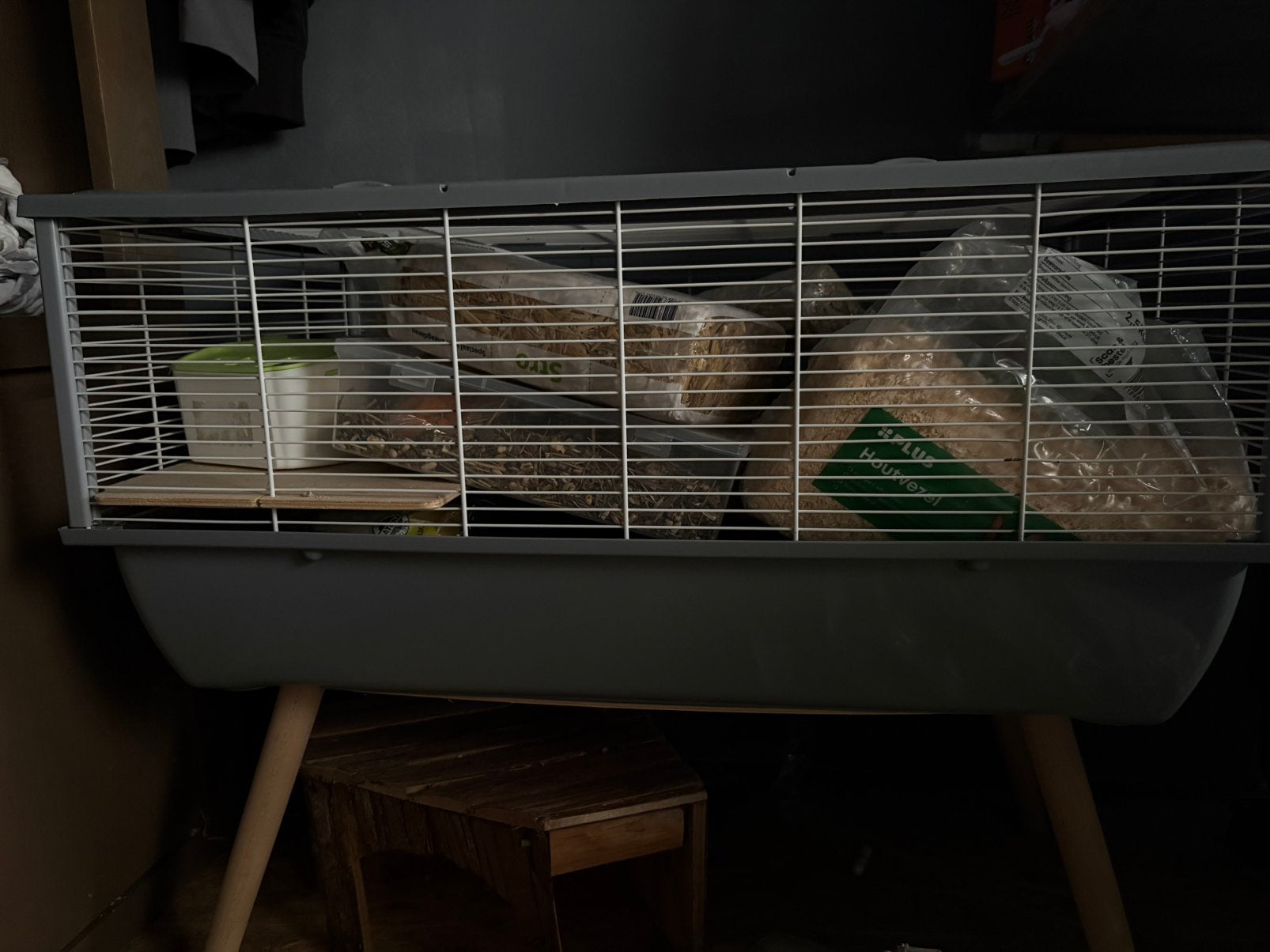 Hamsterhok met extra veel spullen, Dieren en Toebehoren, Minder dan 60 cm, Minder dan 75 cm, Ophalen of Verzenden, Zo goed als nieuw