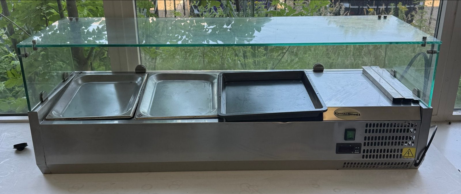 CombiSteel VRX1200-38 Gekoelde Vitrine RVS, Overige typen, Ophalen, Gebruikt, Overige merken