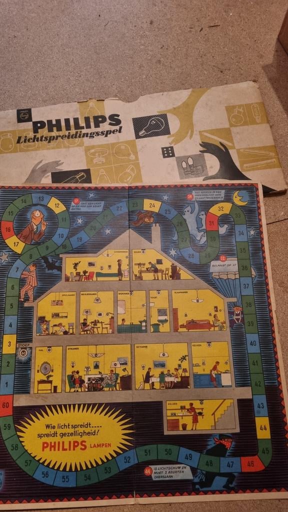 Philips lichtspreidingssapel 1956, Ophalen of Verzenden, Gebruikt