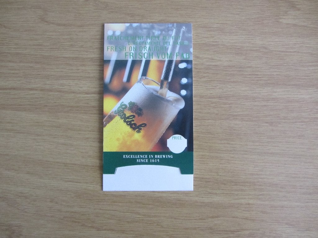 grolsch tafelstandaard - export 1, Ophalen of Verzenden, Zo goed als nieuw, Grolsch