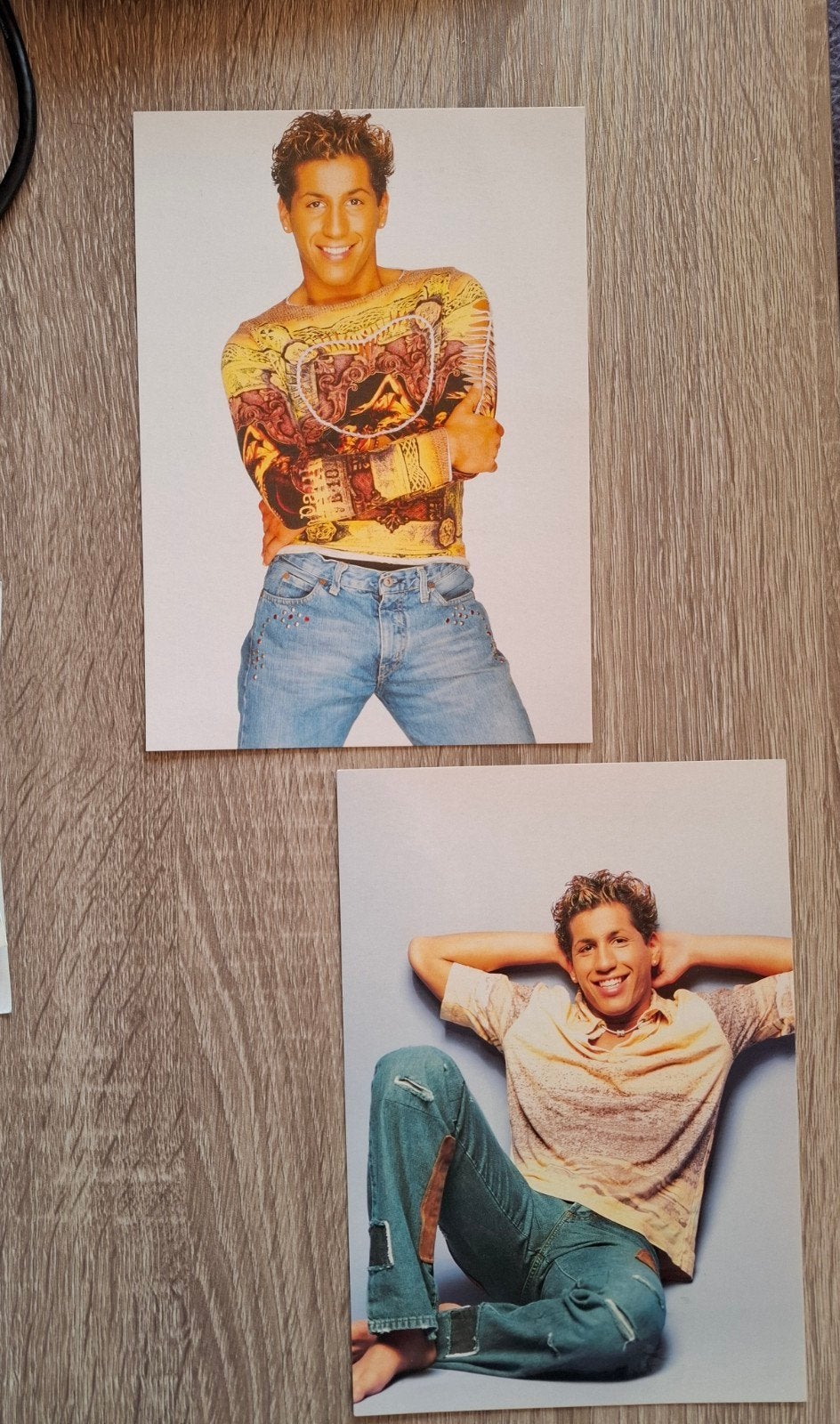 Te koop: 2 kaarten Jody Bernal met 1x originele handtekening, Ophalen, Zo goed als nieuw