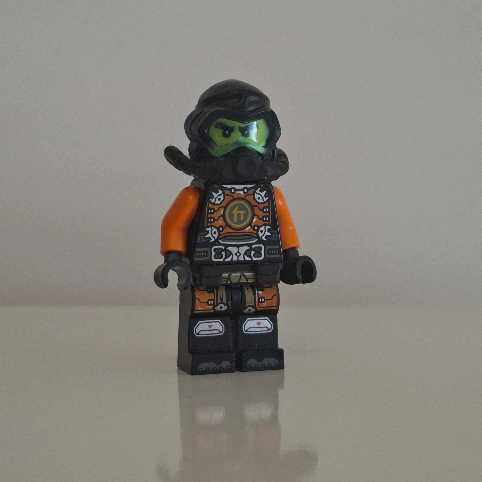 LEGO Ninjago minifiguur, njo0700 Cole - Seabound, Scuba Gear, Lego, Ophalen of Verzenden, Zo goed als nieuw, Minifiguur