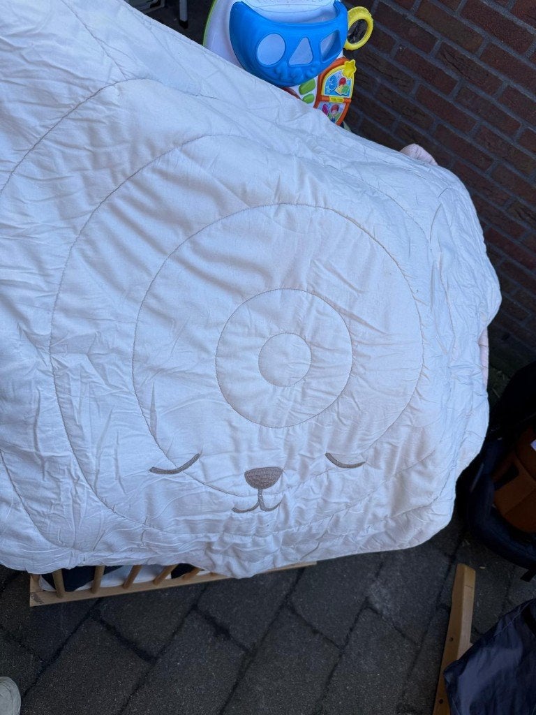 Baby-speelkleed met berengezicht – crème, Ophalen, Gebruikt