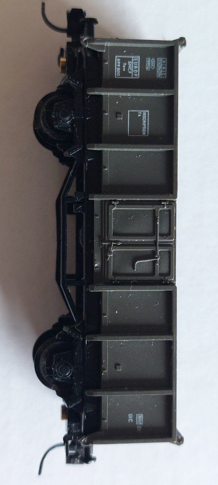 H0LK 1028 FLEISCHMANN SNCF HOGE BAKWAGON MET KOLEN 1/160, Gelijkstroom, Fleischmann, Wagon, Ophalen of Verzenden