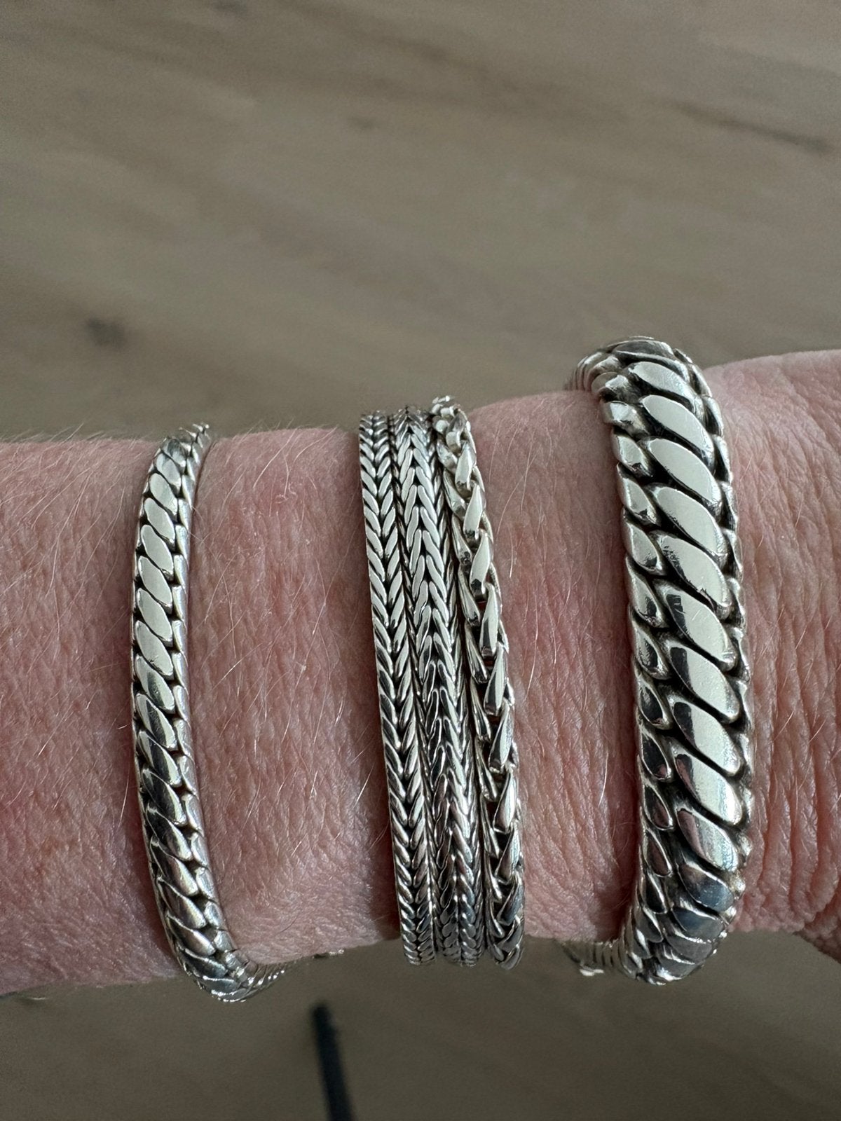 Buddha to Buddha armbanden., Ophalen of Verzenden, Zo goed als nieuw, Zilver