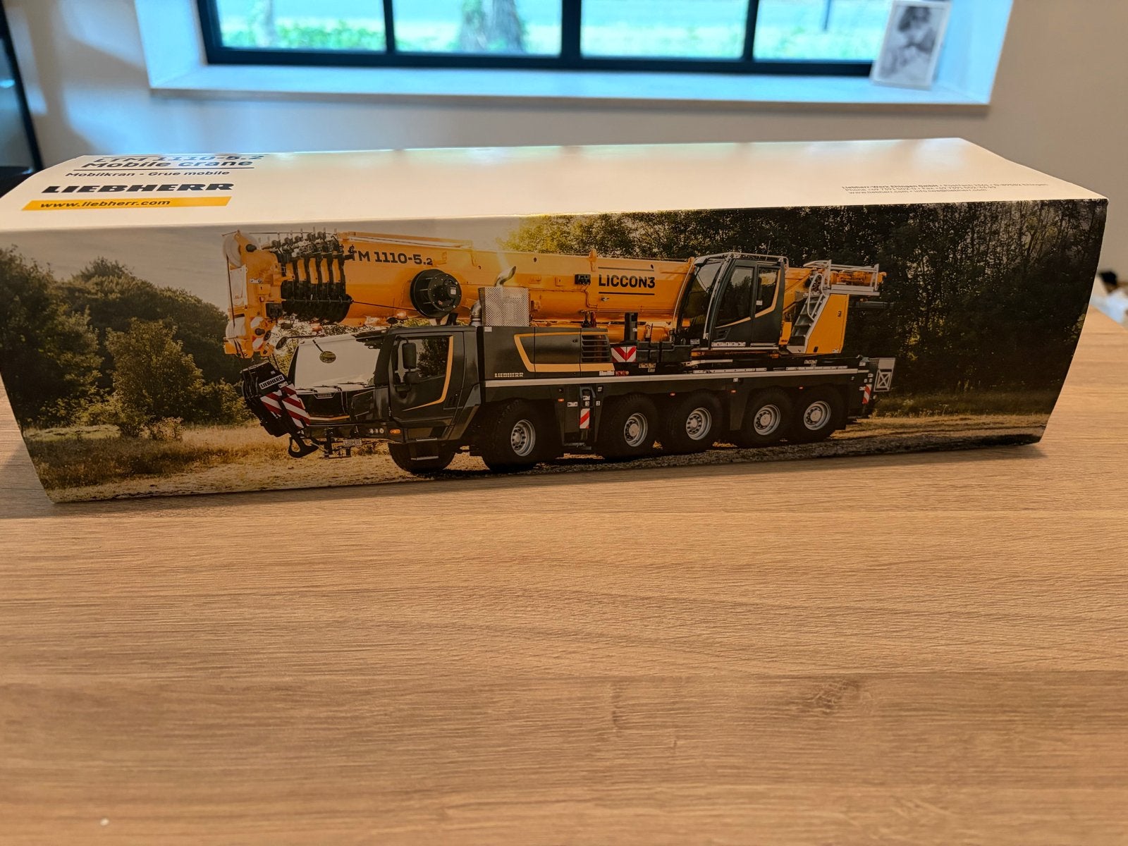 Liebherr LTM 1110-5.2 Mobiele Kraan - Zo goed als nieuw, Overige merken, 1:50 of kleiner, Overige typen, Ophalen of Verzenden