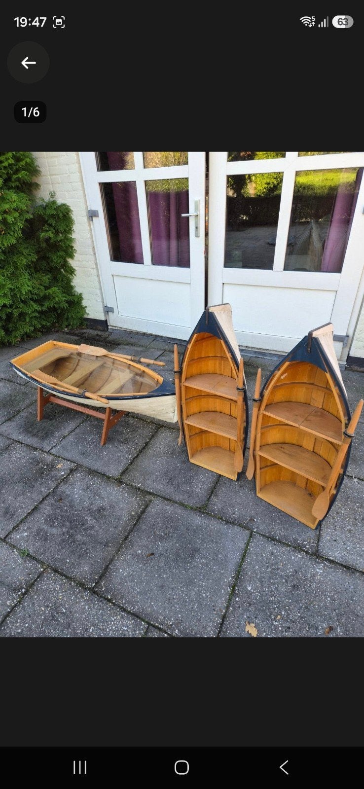 bootjes van hout, Ophalen, Zo goed als nieuw
