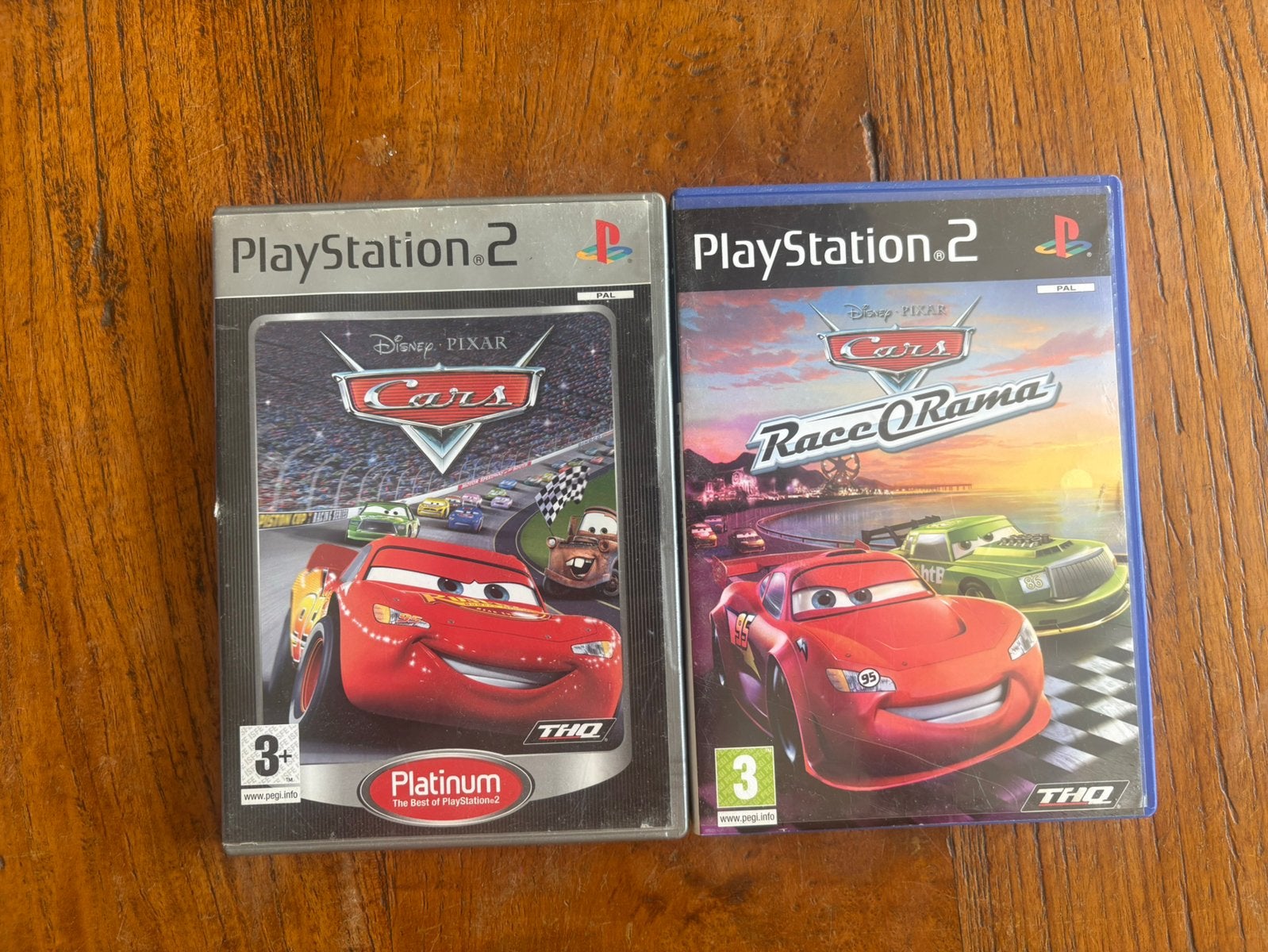 2x Disney Pixar Cars spellen voor de Ps2, Ophalen of Verzenden, Zo goed als nieuw, Racen en Vliegen, Vanaf 3 jaar