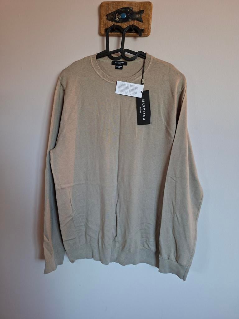 Marciano Guess Zijde Blend Trui, nieuw en met labels, Kleding | Heren, Verzenden, Beige, Nieuw, Overige maten