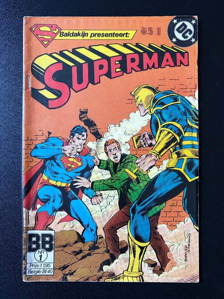 Superman – Nr. 1 (Baldakijn), Europa, Ophalen of Verzenden, DC Comics, Gelezen