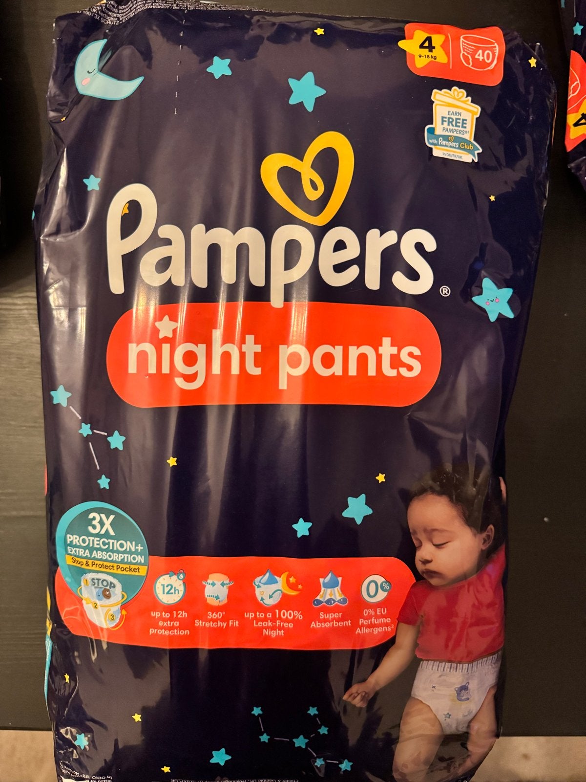 Pampers Night Pants - Maat 4 (9-15 kg) - 3,5x40 stuks, Kinderen en Baby's, Ophalen of Verzenden, Nieuw