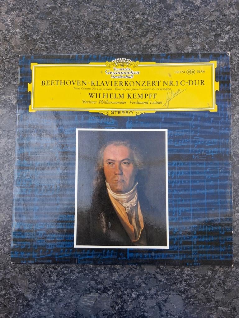 Beethoven: Pianoconcert Nr. 1 - Wilhelm Kempff (LP), Gebruikt, Ophalen of Verzenden, Orkest of Ballet, 12 inch
