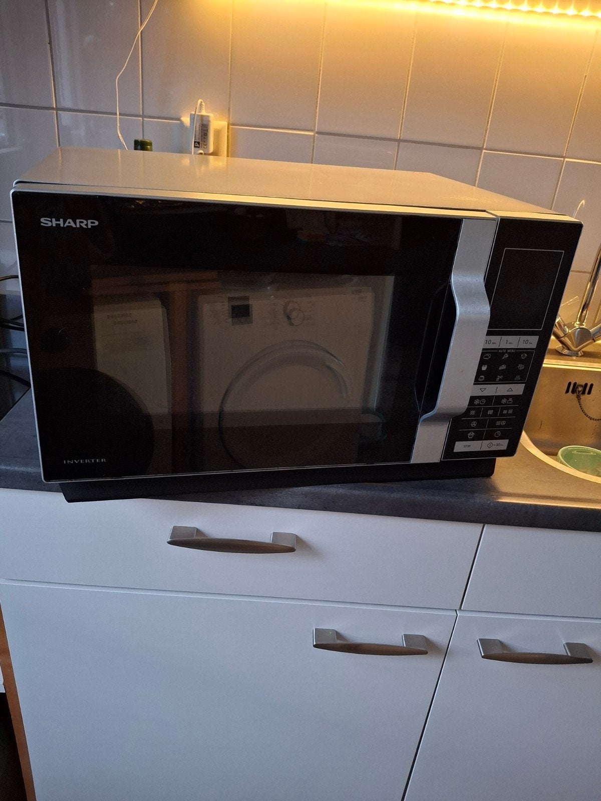 sharp combimagnetron, met grill, Ophalen, Combimagnetron, Grill, Zo goed als nieuw