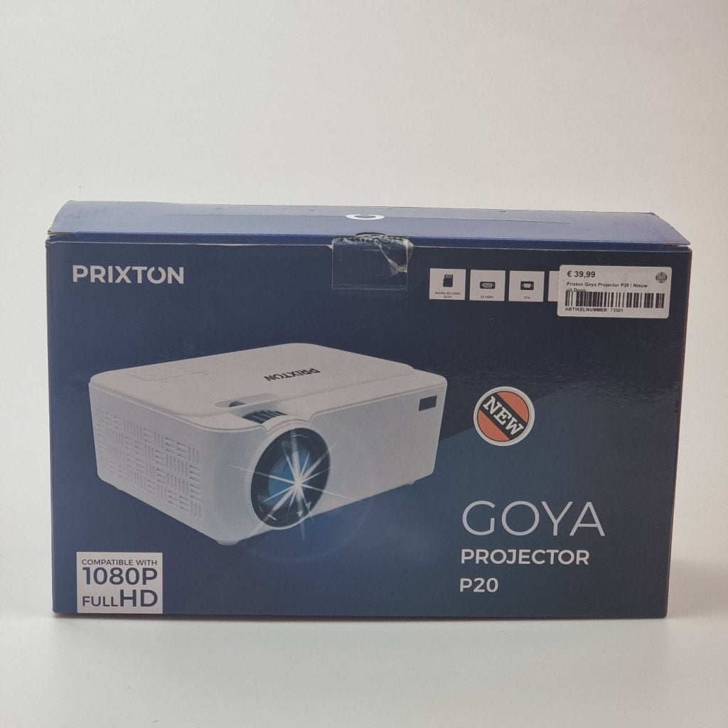 Prixton Goya Projector P20 | Nieuw in doos, Flex Ltd., Nieuw, https://flex.com/contact-us, Nobelstraat 10, 5807 GA Oostrum LB, Limburg, Nederland