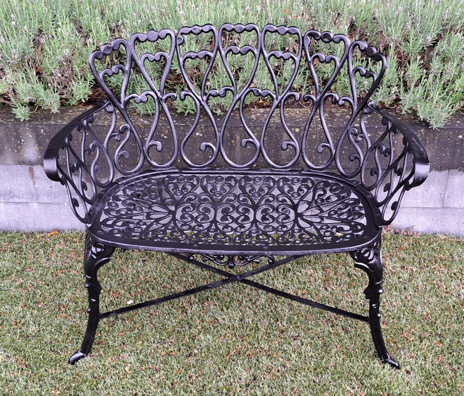 Aluminium  tuinbank, Tuin en Terras, Tuinbanken, Ophalen, Aluminium