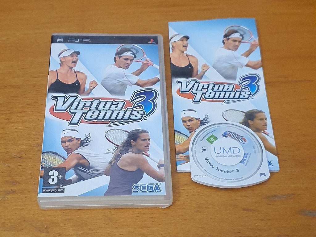 PSP | Virtua Tennis 3, Gebruikt, Ophalen of Verzenden, Sport, 3 spelers of meer