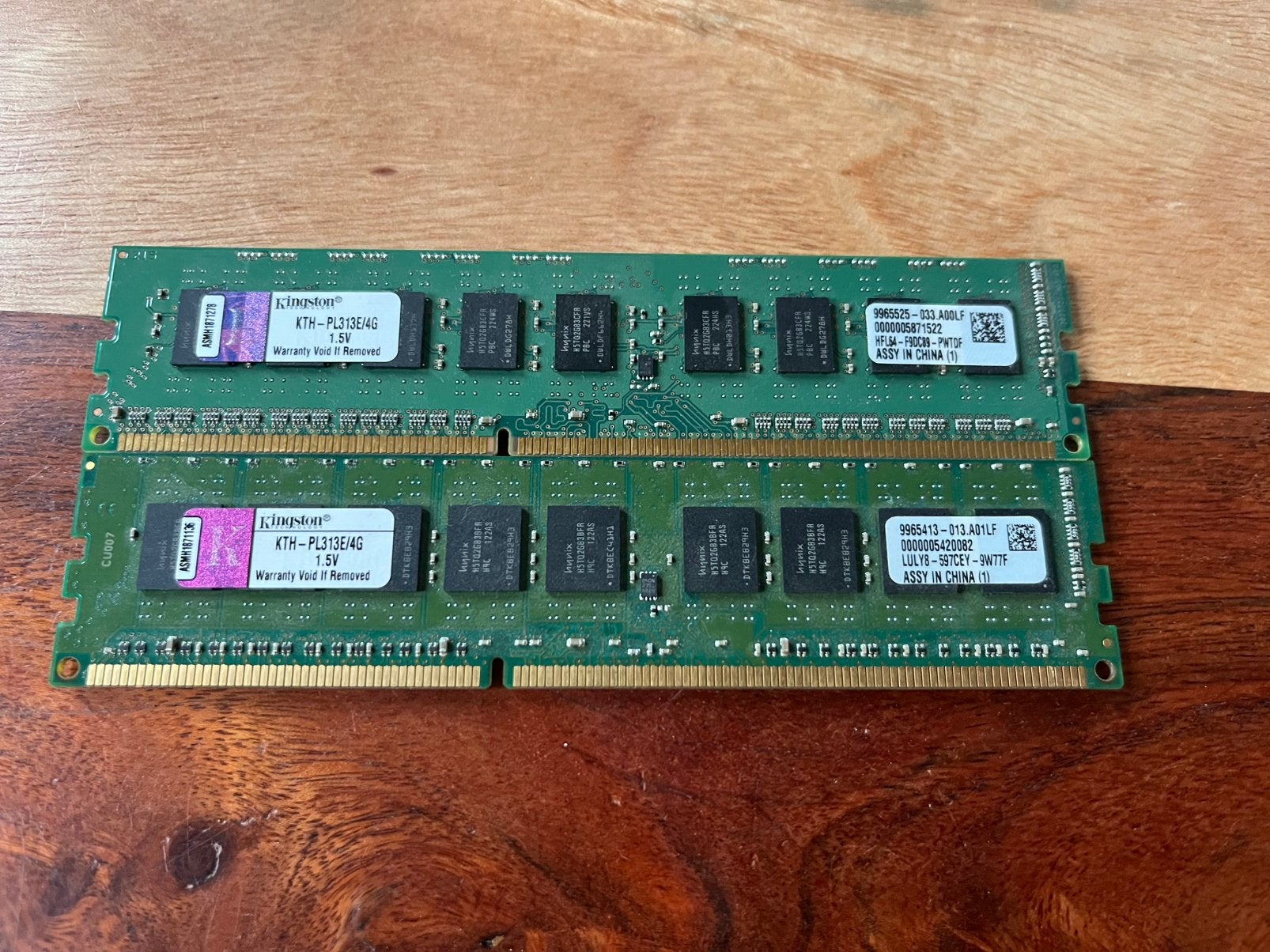 Kingston 2 x 4GB DDR3 ECC KTH-PL313E/4G, Ophalen, Gebruikt, Server, DDR3