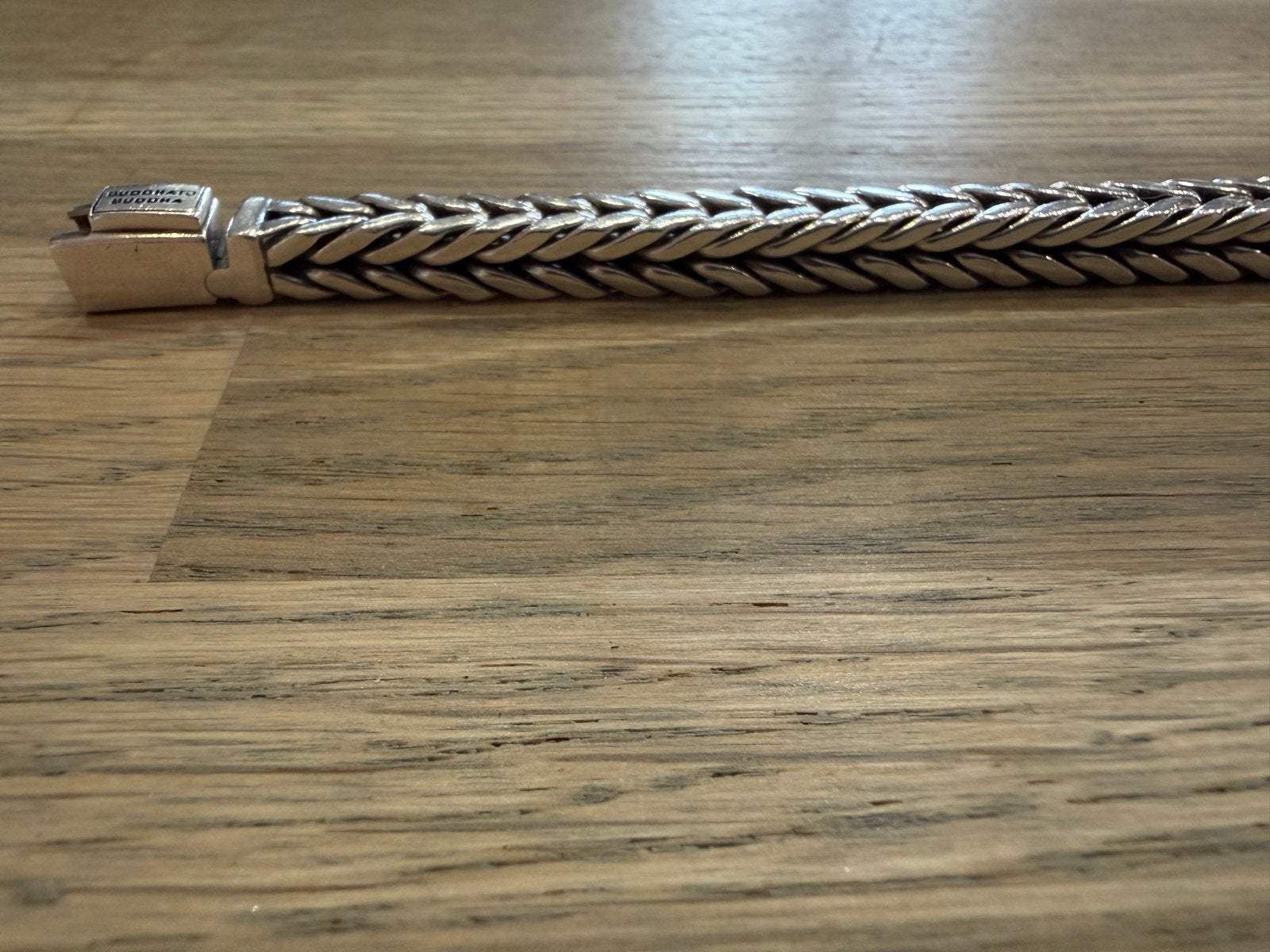 Buddha to Buddha armband - Barbara 19cm, Ophalen of Verzenden, Zo goed als nieuw, Zilver
