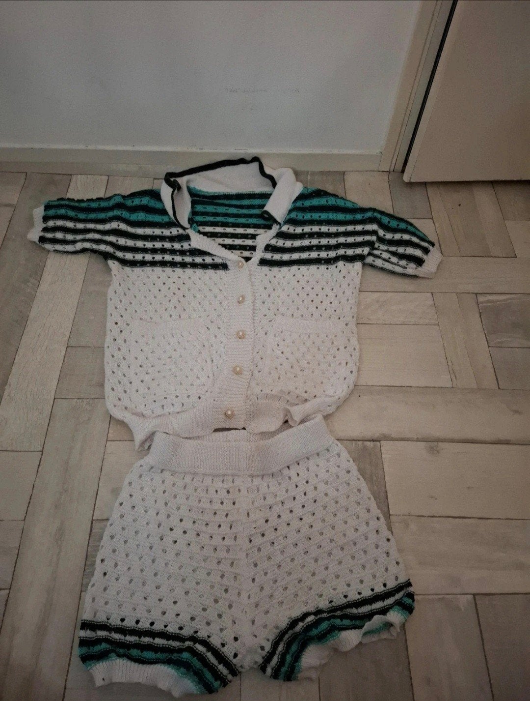 leuke setje, Kleding | Dames, Ophalen of Verzenden, Zo goed als nieuw, Maat 34 (XS) of kleiner, Wit