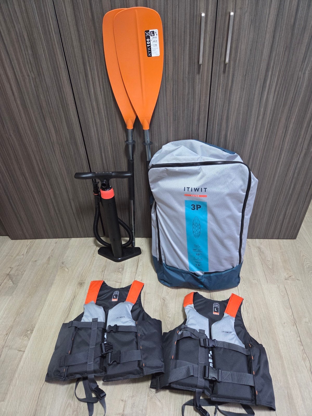 Itiwit 3-persoons opblaasbare kajak set (Nooit gebruikt), Ophalen, Nieuw, SUP-boards