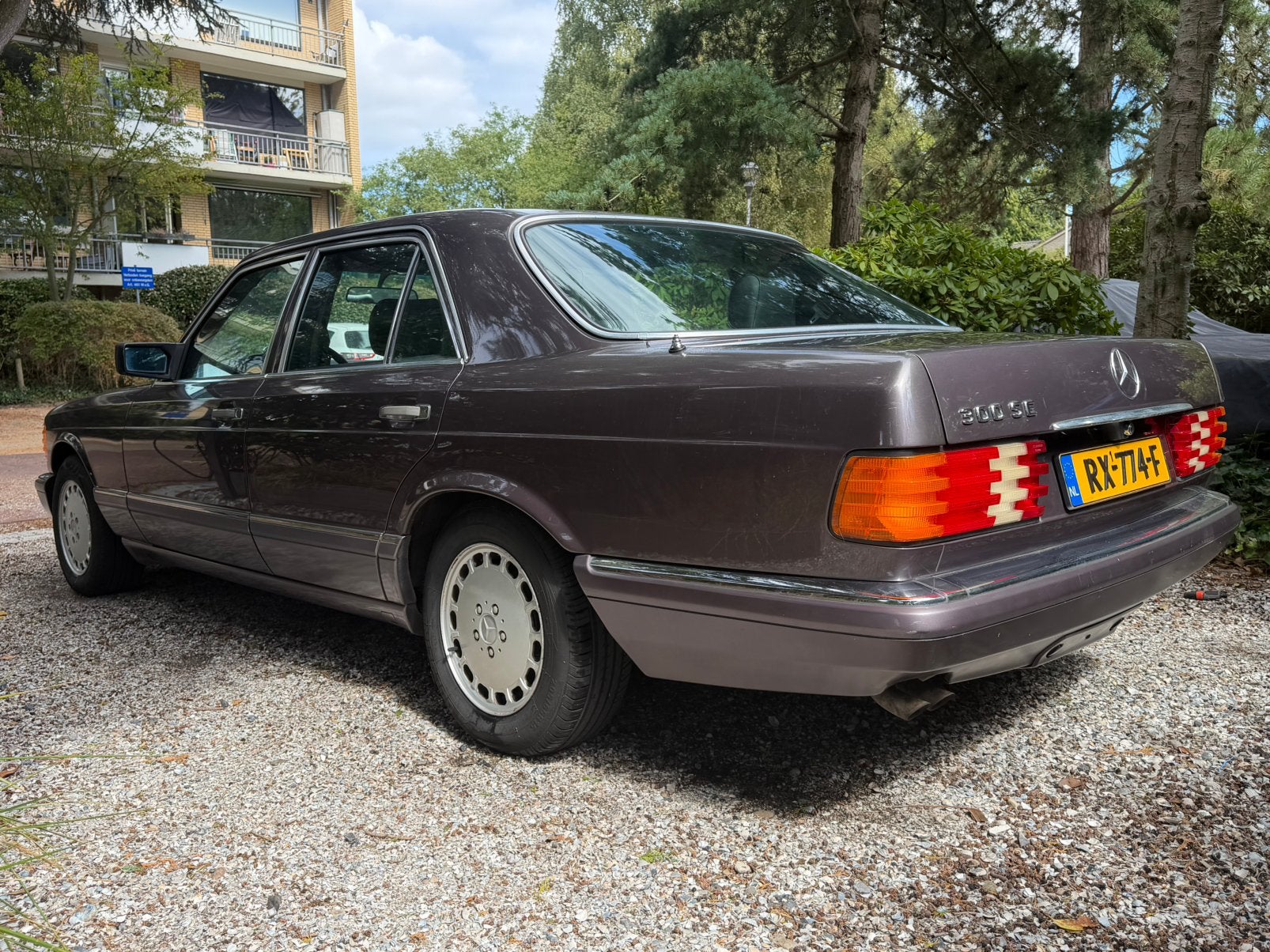 Mercedes W126 300se Bornite/zwart leer 1991 YOUNGTIMER, foto 5