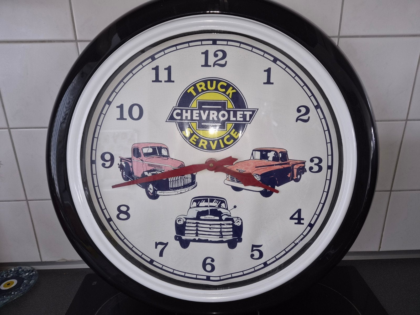 Decoratie voor garage of...., Ophalen