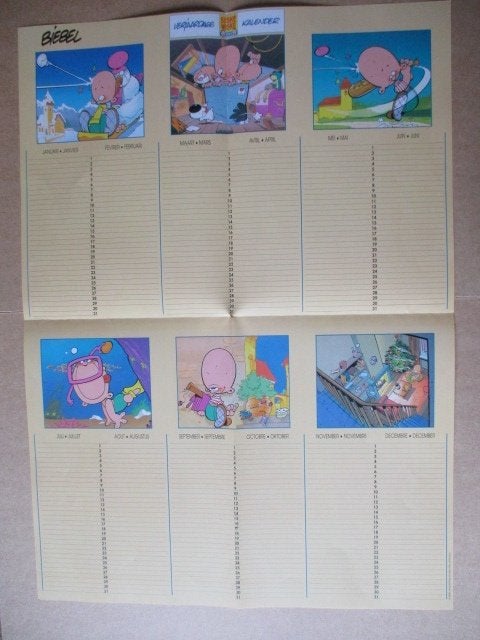adv11072 biebel verjaardagskalender, Ophalen, Overige figuren, Gebruikt, Overige typen