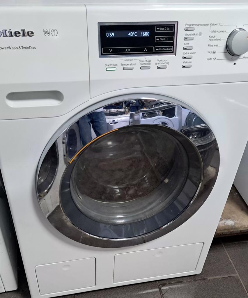 Miele w1 powerwash &twindos 8kg, A++, Ophalen, Minder dan 85 cm, 8 tot 10 kg, Voorlader