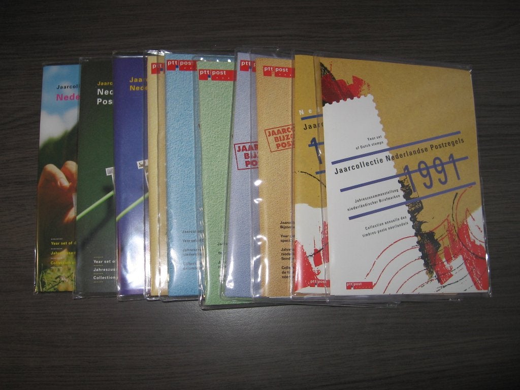 Nederland. Jaarcollecties 1991 t/m 2000. Postfris., Postzegels en Munten, Verzenden, Nederland