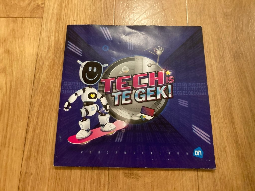 Tech is te gek sticker verzamelalbum ah compleet set!, Albert Heijn, Ophalen of Verzenden