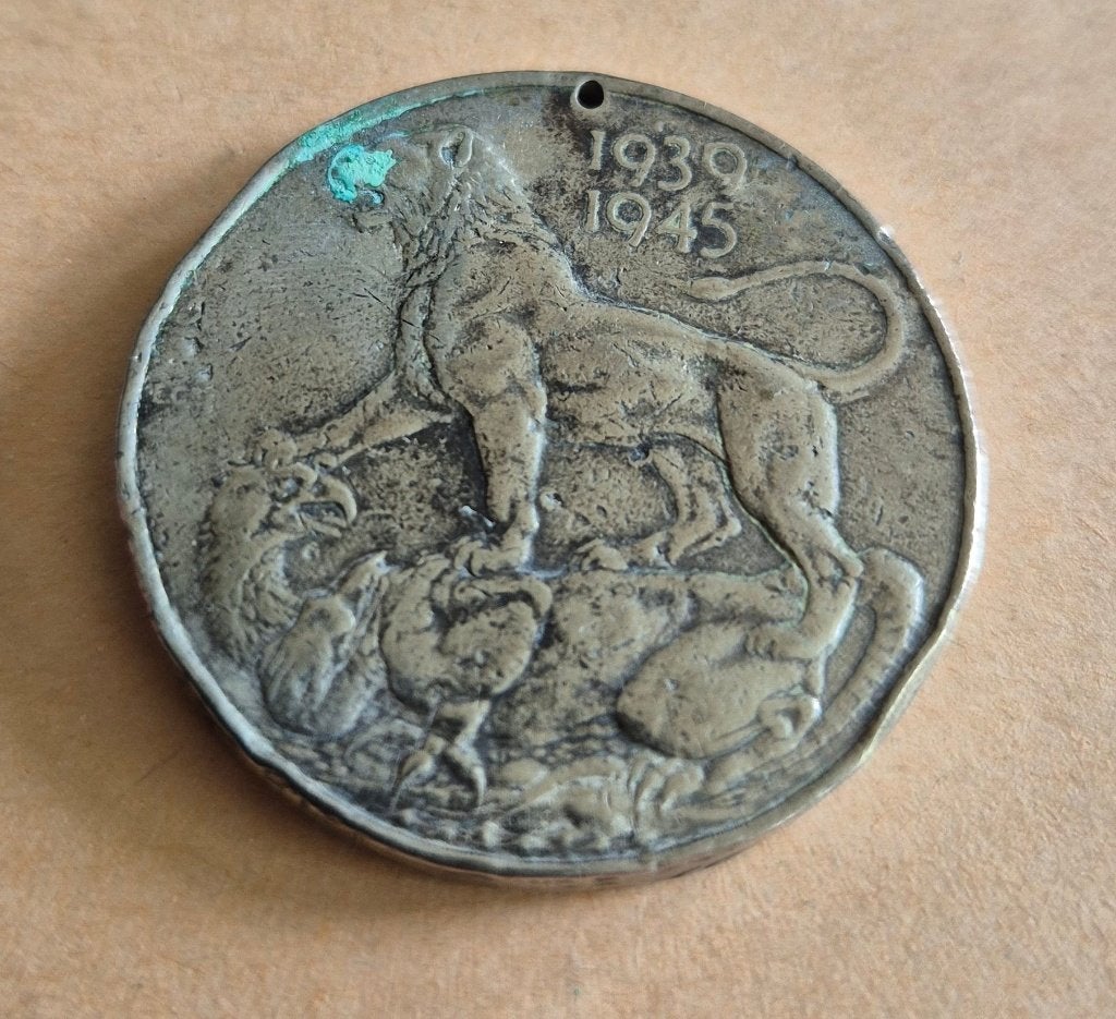 Britse War Medal 1939-1945 WO II,  George VI Medal., Verzamelen, Ophalen of Verzenden, Landmacht, Engeland