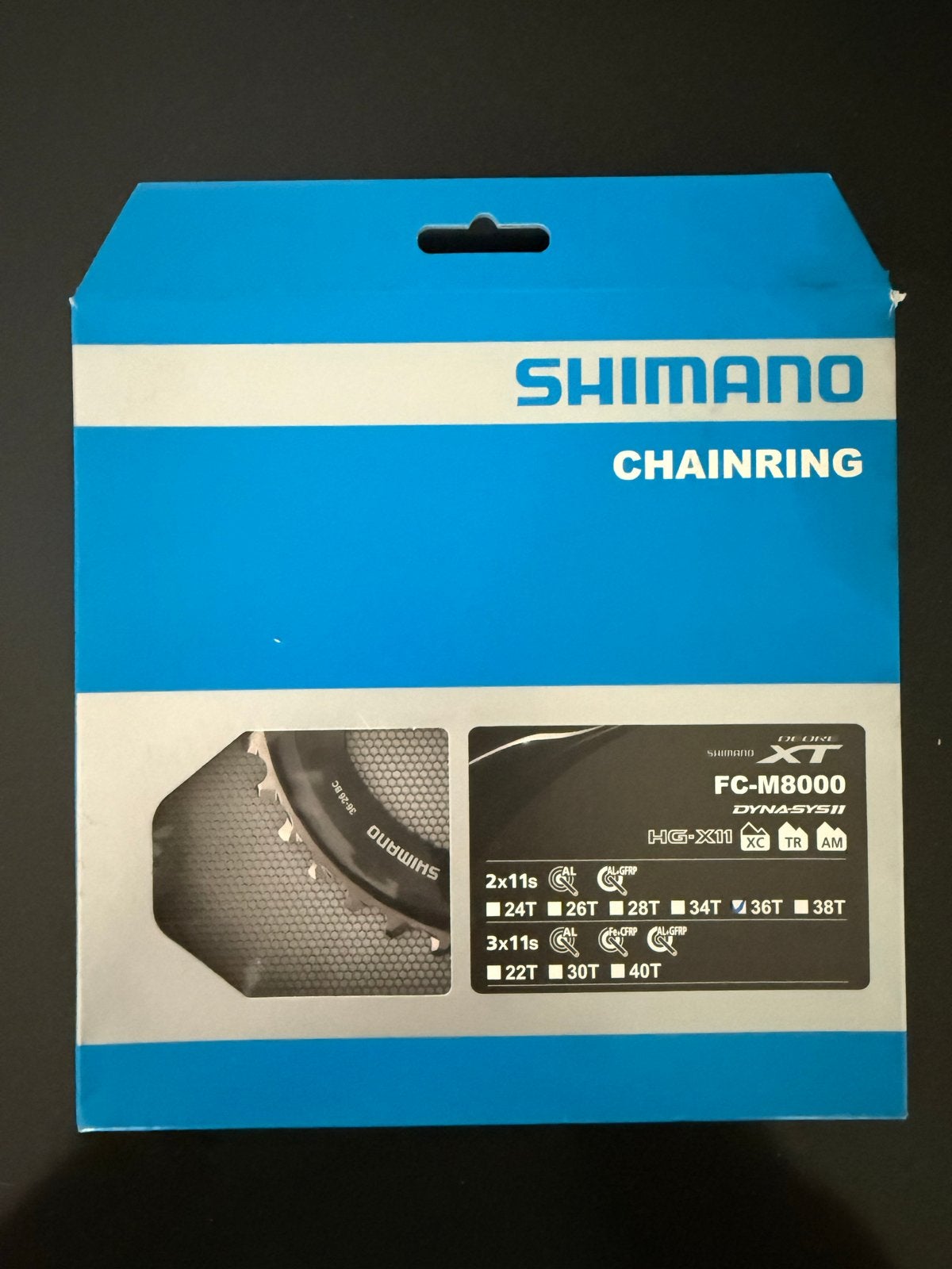 Shimano Deore XT FC-M8000 36T Kettingblad NIEUW, Fietsen en Brommers, Fietsonderdelen, Nieuw, Ophalen of Verzenden, Derailleur of Ketting